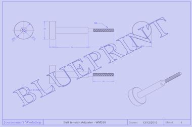 Belt Tension Adjuster Drawing