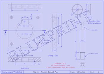 4 Bolt Clamp Drawing