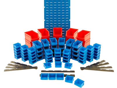 plastic storage bins