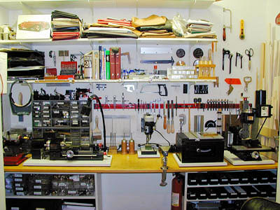 Workshop in a cupboard