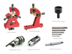 Lathe Steadies -  Drill Chucks - Tailstock Die Holder