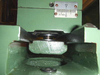 Tailstock Underside & Clamp